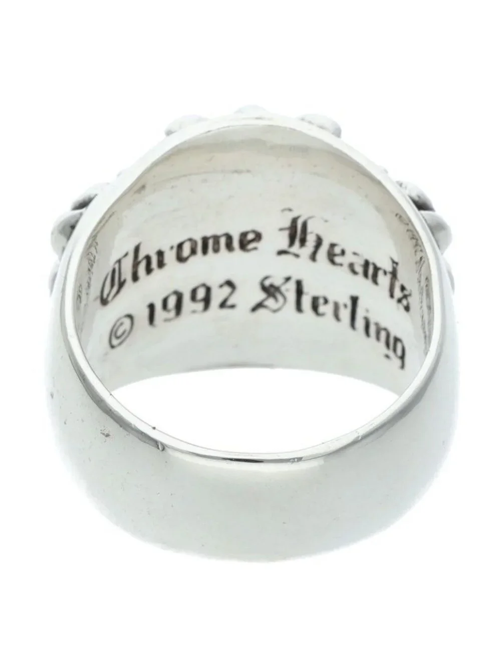 Chrome Hearts Keeper Silver Ring